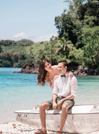 Fiji resort wedding
